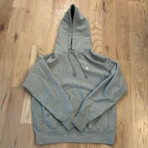 Champion gray sweatshirt hoodie
